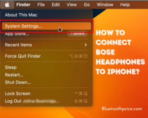 How to connect Bose headphones to iPhone?